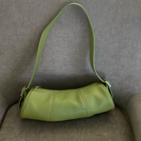 Handbags - Apple green faux leather purse